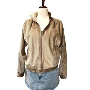 Vintage 90 Georgio Gentelli Reversible Silk Corduroy Jacket Large Luxury Italian